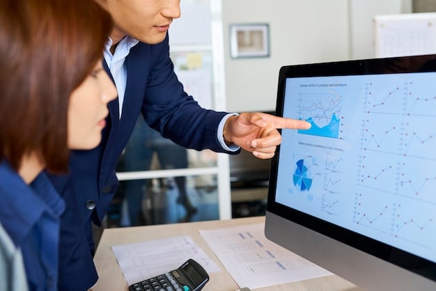 A digital dashboard displaying metrics related to employee engagement, such as satisfaction scores, retention rates, and productivity levels, visualized through charts and graphs.