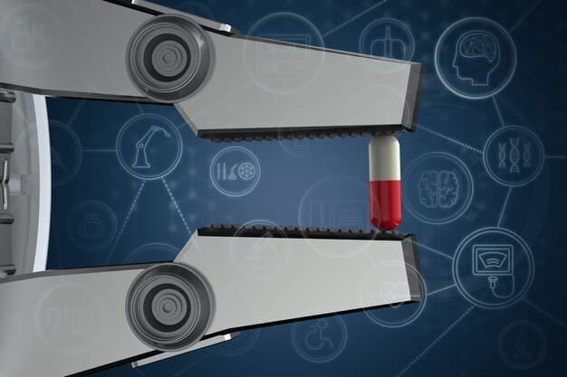 A sleek, modern graphic showing modular robotic components assembling effortlessly, symbolizing ease of deployment and scalability in an industrial setting.