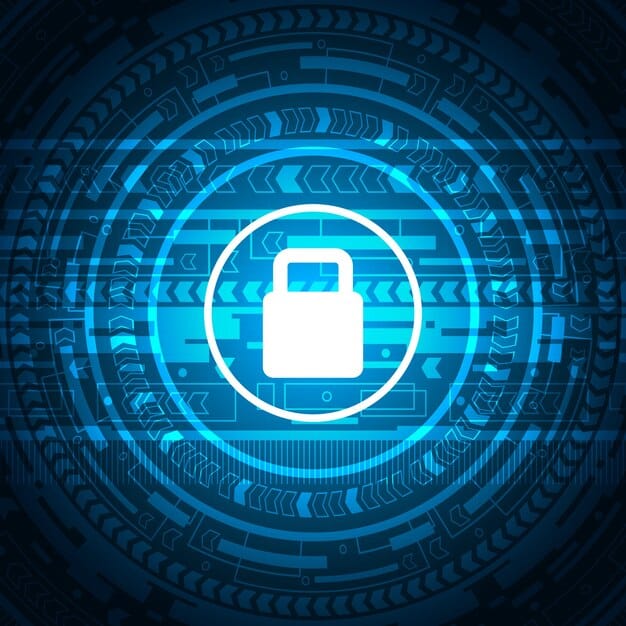 A stylized depiction of a secure digital vault with a blockchain ledger emanating from it, representing the safe storage and tracking of intangible assets.