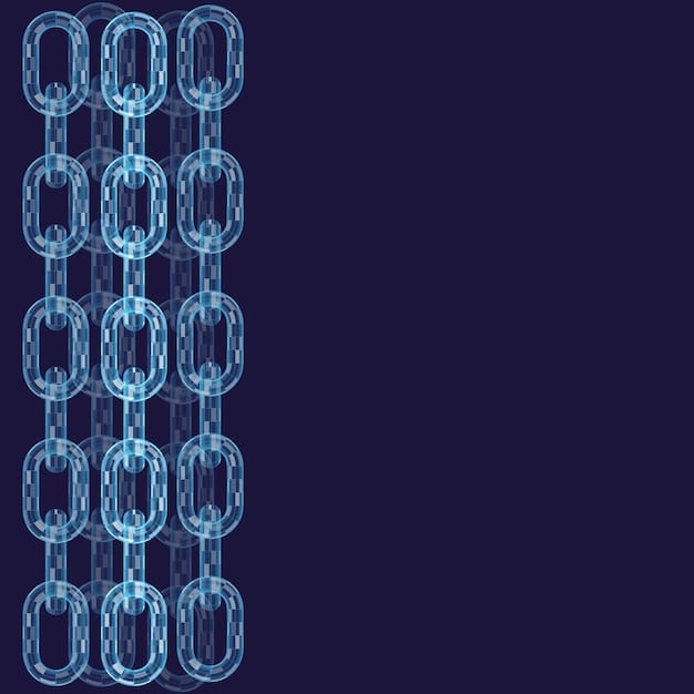 A stylized depiction of interconnected blockchain nodes forming a secure, transparent network, symbolizing Web3 decentralization and digital trust.