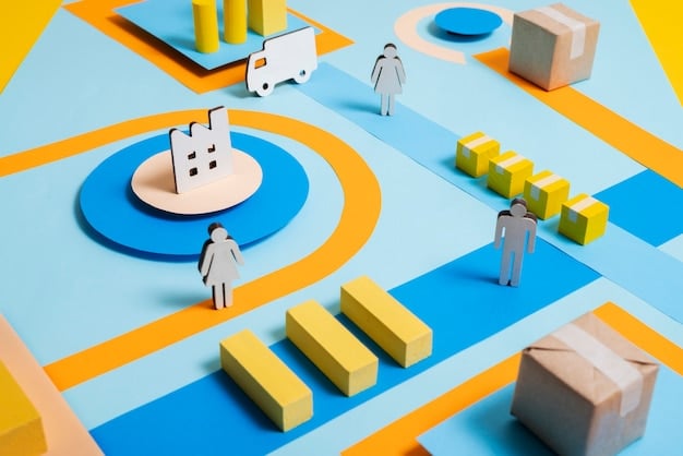 A stylized depiction of a risk assessment process, showing various factors like customer profiles, geographic data, and transaction types feeding into a central analysis, with a visible 