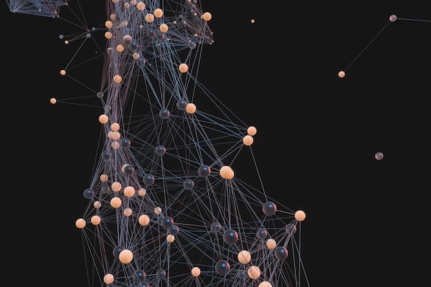 A visual representation of a neural network, with interconnected nodes and pathways, highlighting the complexity and cutting-edge nature of deep learning technology. The image should be visually appealing and informative, illustrating the core concept of neural networks. what's driving the 15% increase in seed funding for US AI Startups in Early 2025?