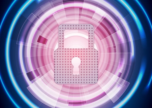 An illustration of a digital lock with multiple layers of security, representing the complexity and multi-faceted nature of cybersecurity measures needed to protect digital assets from diverse threats.