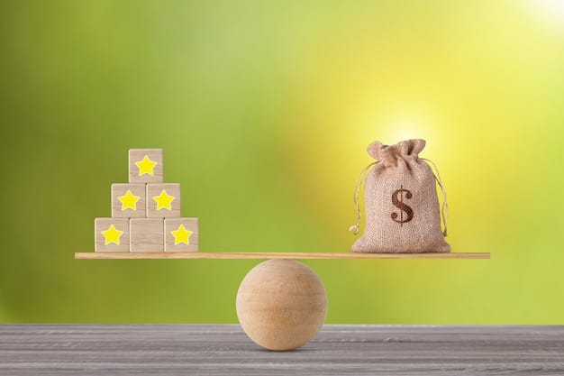 A conceptual image depicting a seesaw balanced with money bags (representing investments) on one side and people (representing employees and founders) on the other, symbolizing the balance and management of equity in a startup. The background should have a blurred cityscape of a tech hub.