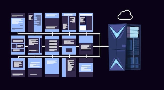A schematic diagram illustrating the concept of serverless edge computing, showing how data is processed on edge servers without direct management of the servers themselves. Highlight the abstraction layer and automatic scaling capabilities. The diagram should be relevant to What are the Latest Trends in Edge Computing and Their Implications for US Businesses?