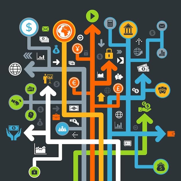 An illustration showing a customer journey map with various touchpoints highlighted. Data analytics icons are overlaid on each touchpoint, symbolizing data-driven improvements enhancing the overall customer experience.