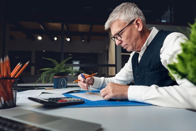 A business owner working with an accountant to review their wage and hour compliance practices to follow Wage and Hour Compliance: A Practical Guide to Paying Employees Correctly in 2025.
